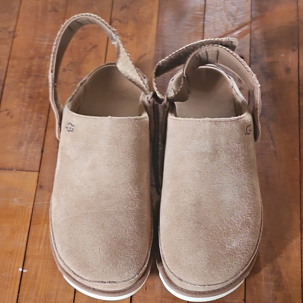 Tan Suede Loafers with Cushioned Footbed
